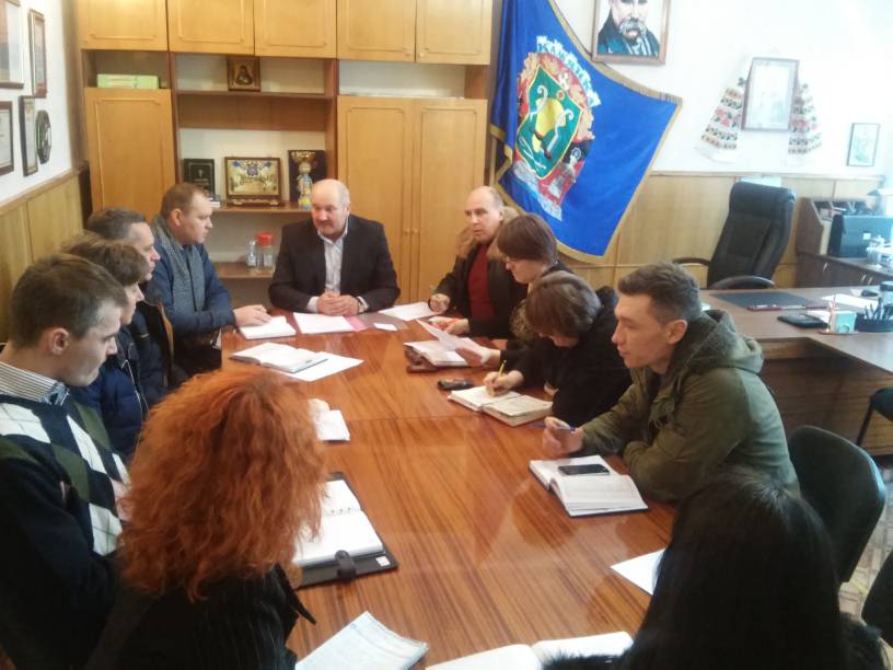 ЩОТИЖНЕВА ОПЕРАТИВНА НАРАДА У МІСЬКОГО ГОЛОВИ