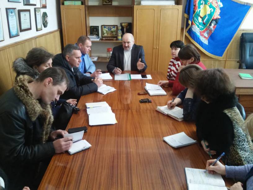ЩОТИЖНЕВА ОПЕРАТИВНА НАРАДА У МІСЬКОГО ГОЛОВИ