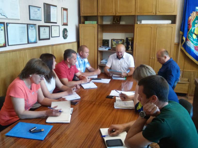 ЩОТИЖНЕВА ОПЕРАТИВНА НАРАДА У МІСЬКОГО ГОЛОВИ
