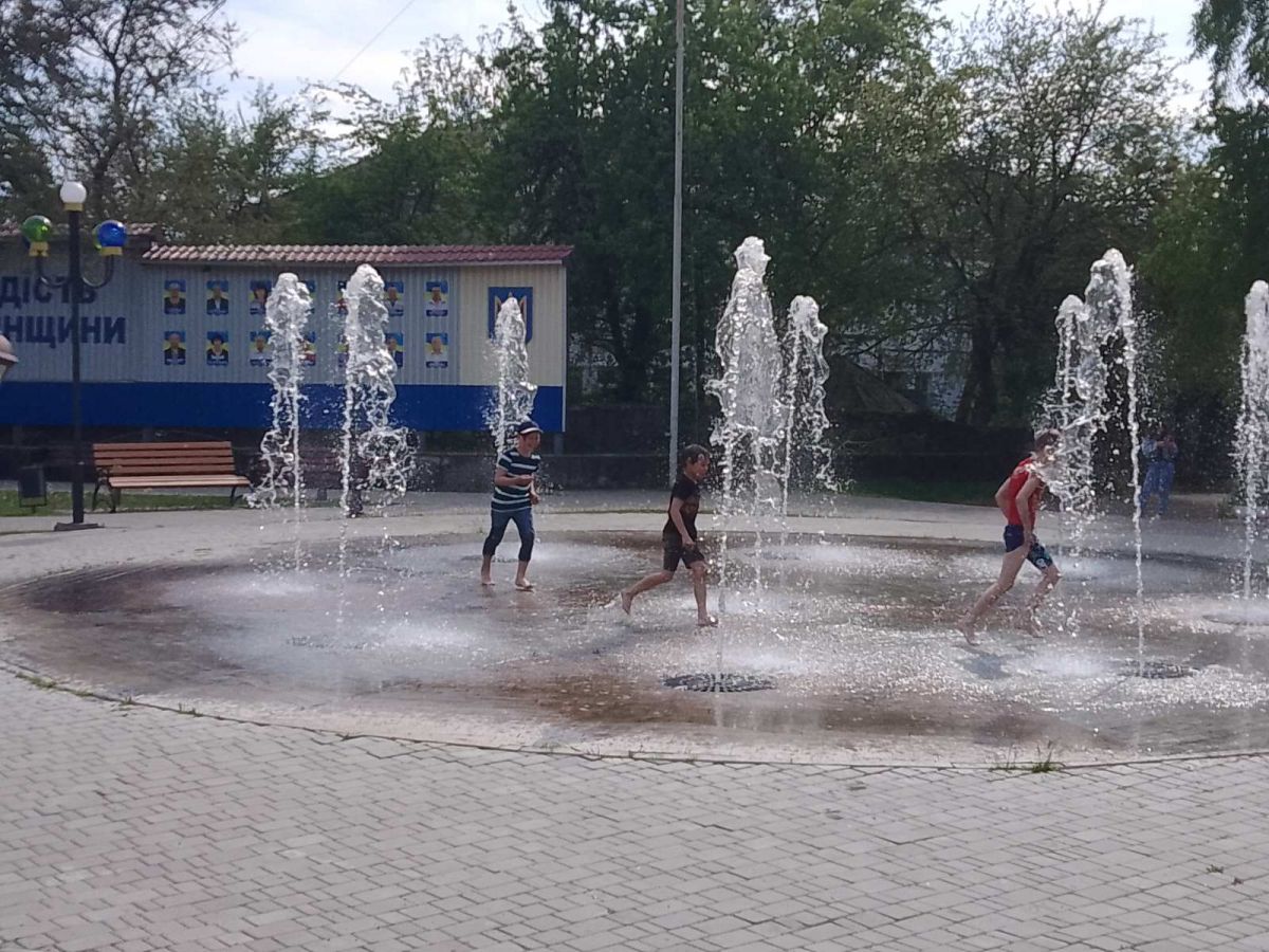 Розпочав свою роботу міський фонтан
